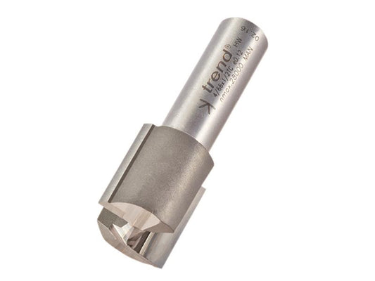 Trend 1/2 Shank TCT Two Flute Router Cutter 22 x 25mm TRET46612TC