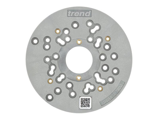Trend Universal Trim Router Sub-Base 150mm With 9 Hole Patterns TREUNIBASTRM
