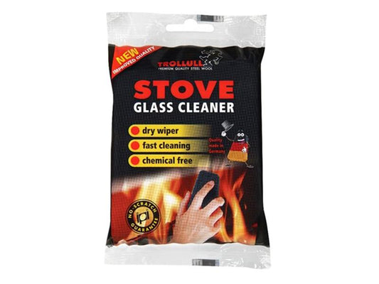 Trollull Stove Glass Cleaner Pads Pack 2 Scratch Free TRO606492