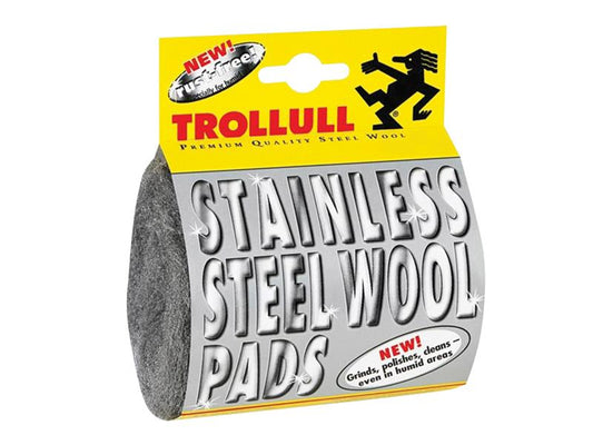 Trollull Stainless Steel Wool Pads (Pack 2) TRO725702