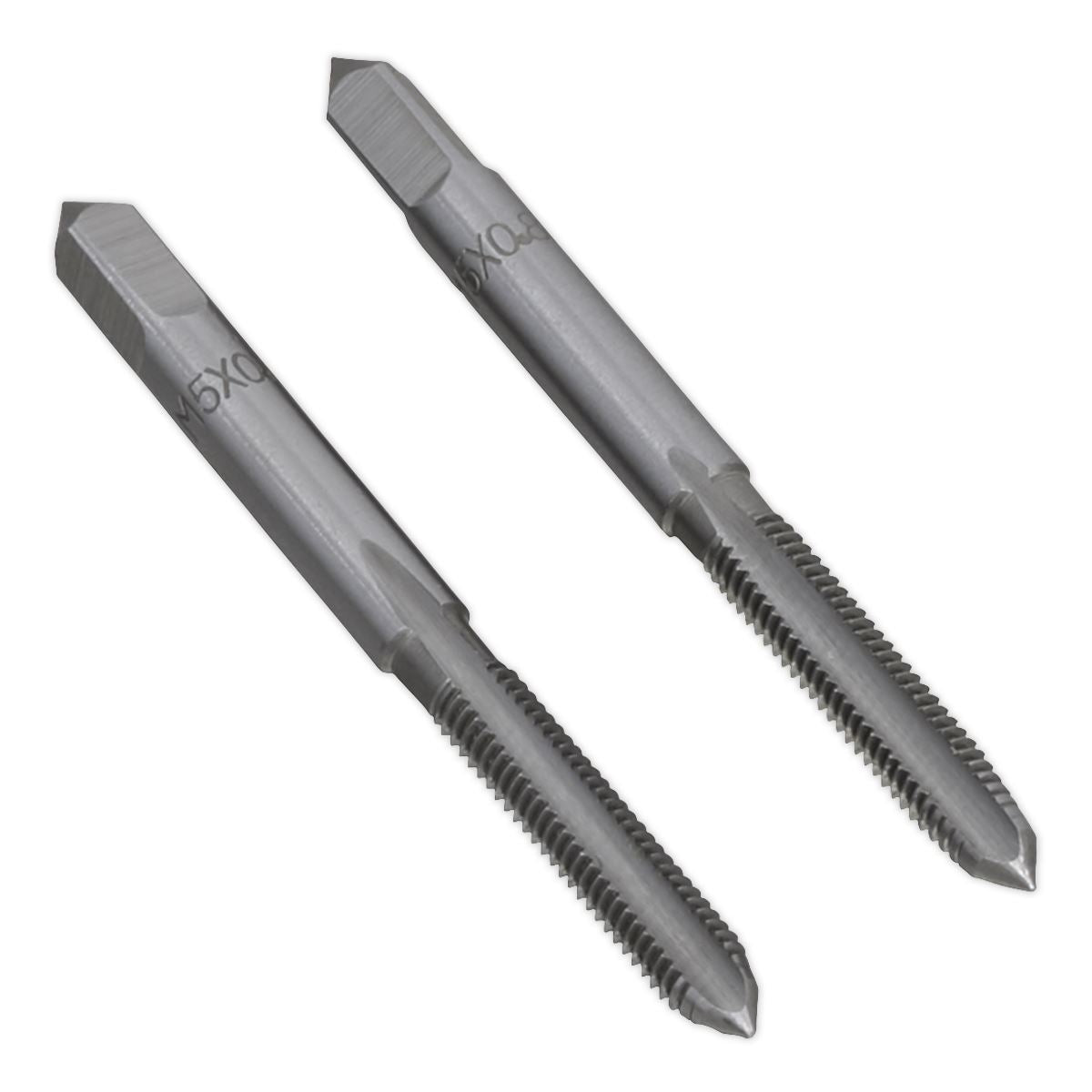 Sealey Tap Set 2pc (Taper & Plug) M5 x 0.8mm TSM5