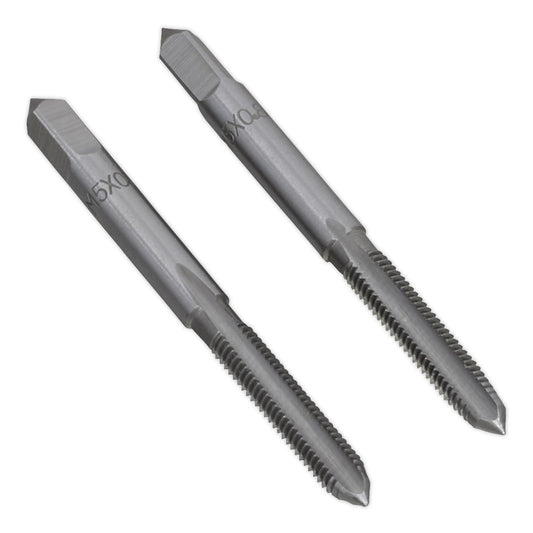 Sealey Tap Set 2pc (Taper & Plug) M5 x 0.8mm TSM5