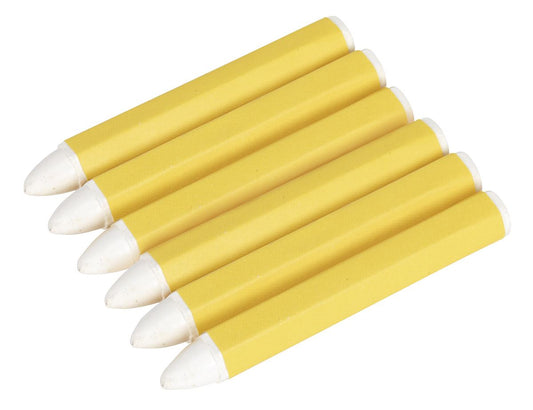 Sealey Tyre Marking Crayon - White Pack of 6 TST13