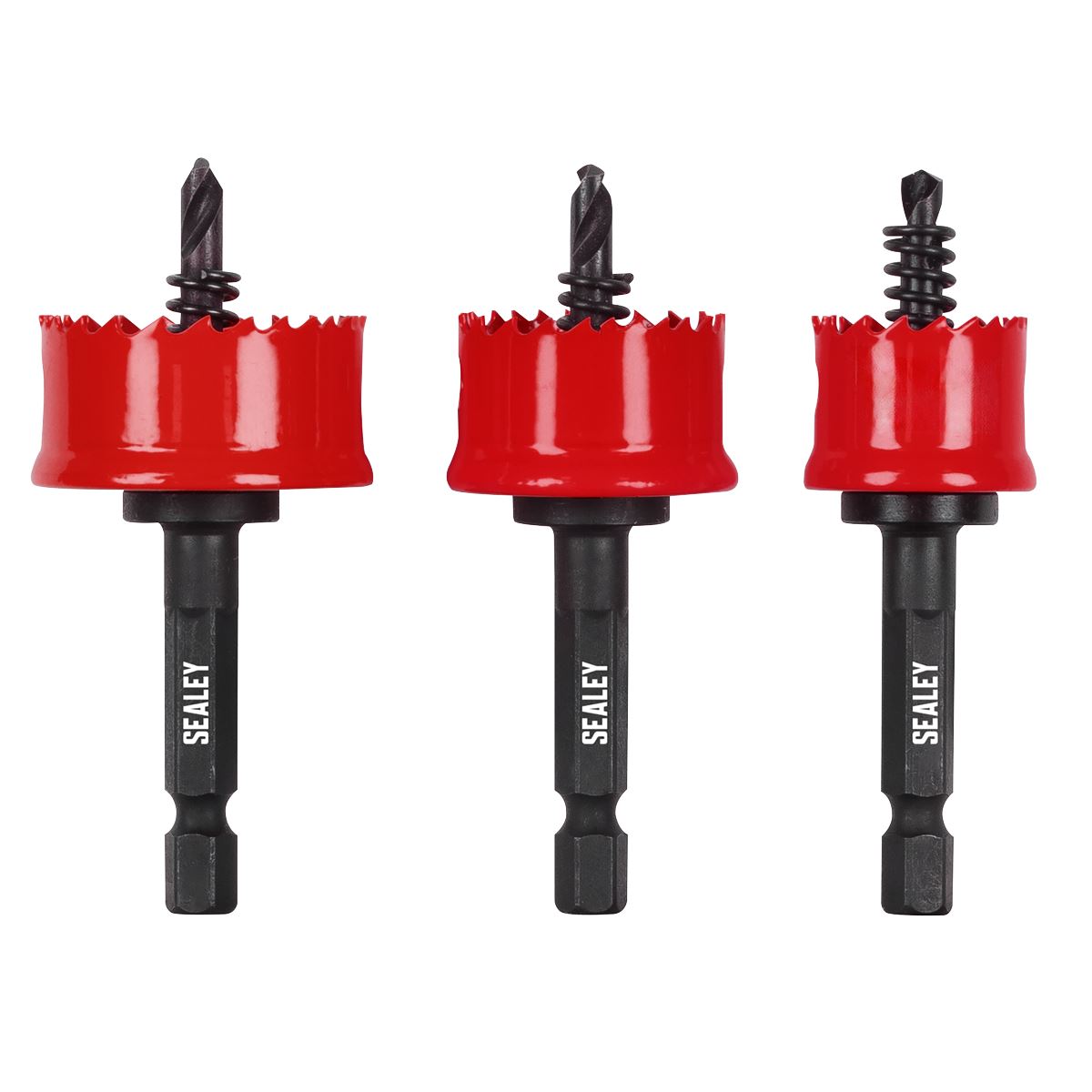 Sealey Thin Wall HSS Hole Saw Set 3pc SIZES 20, 25, 32mm For Metal TWHS3