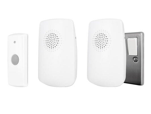 Uni-Com Portable & Plug-In Door Chime (Twin Pack) UNC63766