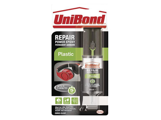 UniBond Repair Power 5 Min Epoxy Plastic 25ml UNI1381190