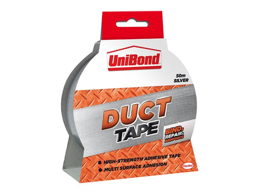UniBond Duct Tape 50mm x 50m Silver UNI1405197
