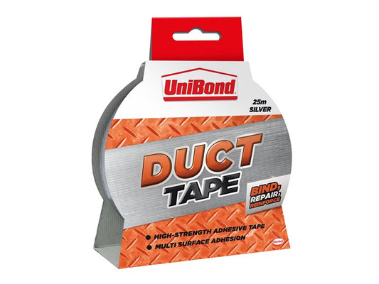 UniBond Duct Tape 50mm x 25m Silver UNI1418606
