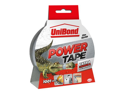 UniBond Powertape 50mm x 25m Silver UNI1518497