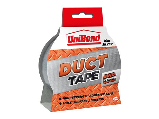 UniBond Duct Tape 50mm x 10m Silver UNI1667265