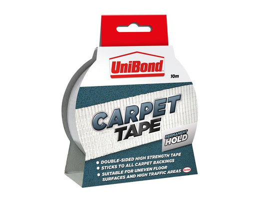 UniBond Carpet Tape Permanent 50mm x 10m UNI1667748