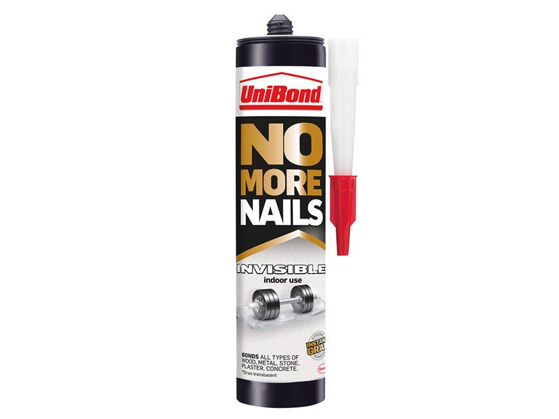 UniBond No More Nails Invisible Cartridge 285g UNI1963632