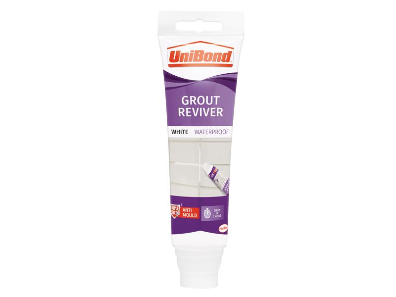 UniBond Grout Reviver White 125ml UNI2643640