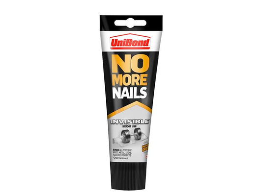 UniBond No More Nails Invisible Grab Adhesive Tube 184g UNI2729730