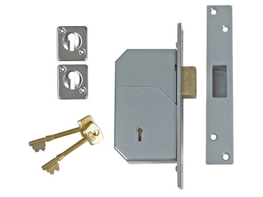 UNION 3G110 C Series 5 Detainer Deadlock 73mm Satin Chrome UNNB3G110C73