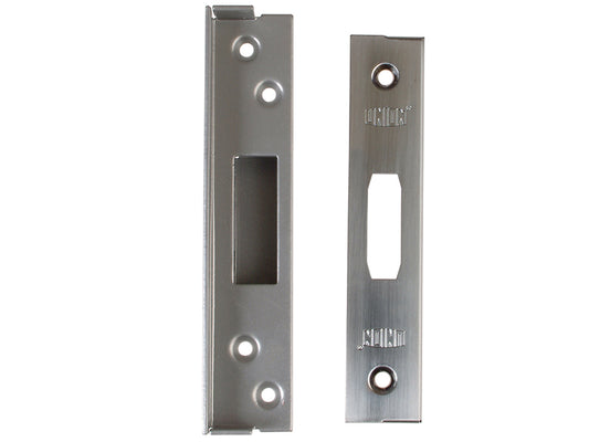 UNION StrongBOLT 2100 Mortice Deadlock Rebate Kit 13mm Satin Chrome Box UNNJ2100R05C