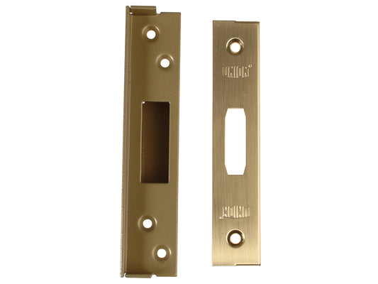 UNION StrongBOLT 2100 Mortice Deadlock Rebate Kit 13mm Polished Brass Box UNNJ2100R05P