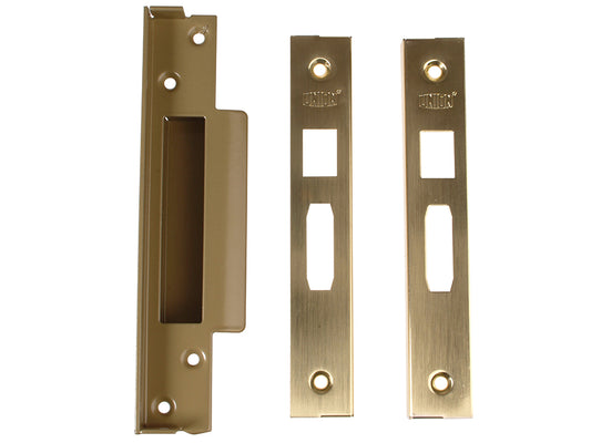 UNION StrongBOLT 2200 Mortice Sashlock Rebate Kit 13mm Polished Brass Box UNNJ2200R05P
