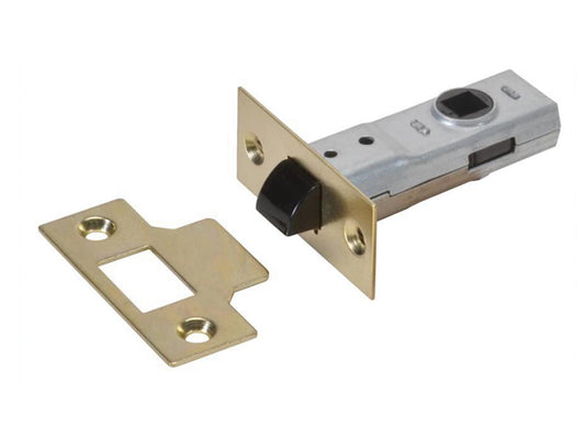 UNION Y2600 Tubular Latch Essentials Polished Brass 79mm 3in Visi UNNY2600PL30