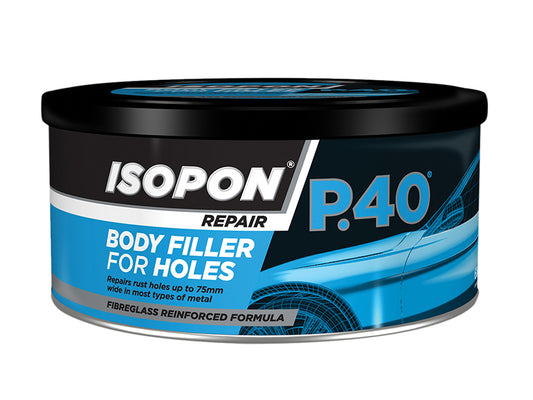 U-POL P.40 Body Filler for Holes Tin 600ml UPOP401