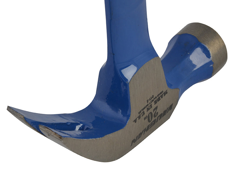 Vaughan R20 Curved Claw Nail Hammer All Steel Smooth Face 570g (20oz) VAUR20
