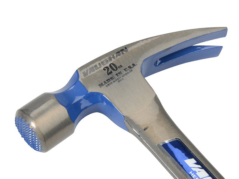 Vaughan R999ML Ripping Hammer Straight Claw All Steel Milled Face 570g (20oz) VAUR999ML