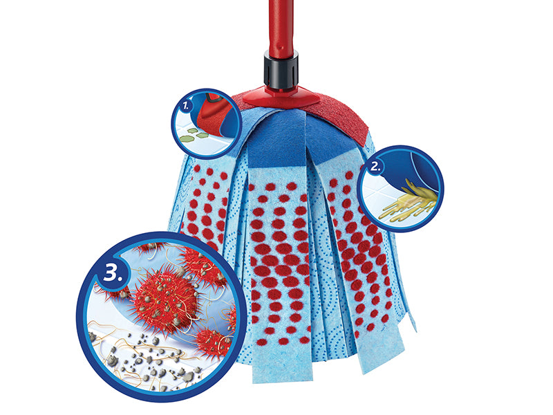 Vileda SuperMocio 3Action XL Mop Head & Handle VIL152387