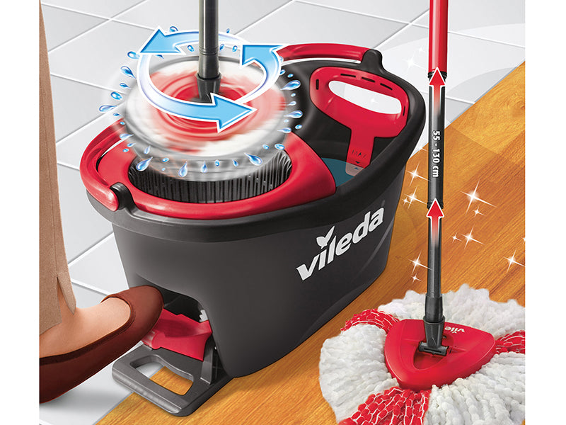 Vileda Turbo Spin Mop & Bucket Kit VIL155675