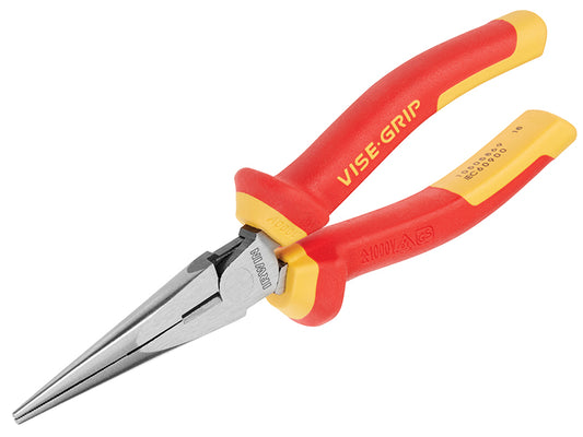 IRWIN Vise-Grip Long Nose Pliers High Leverage VDE 200mm VIS10505869