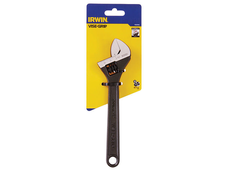 IRWIN Vise Grip Adjustable Wrench Steel Handle 200mm 8in VIS10508160