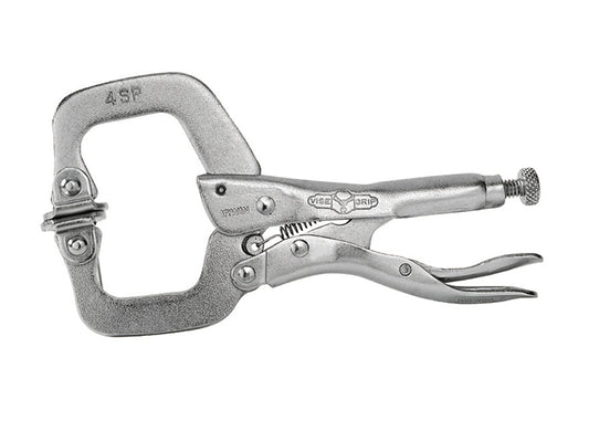 IRWIN Vise-Grip 4SP Locking C-Clamp Swivel Pad 100mm (4in) VIS4SP