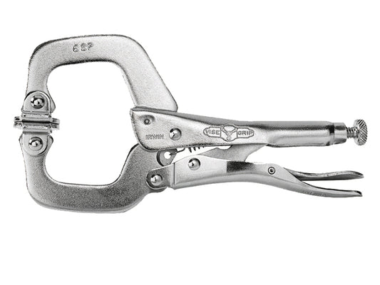 IRWIN Vise-Grip 6SP Locking C-Clamp Swivel Pad 150mm (6in) VIS6SP