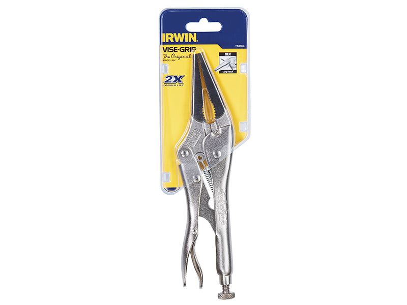 IRWIN Vise-Grip 9LNC Long Nose Locking Pliers 225mm (9in) VIS9LNC