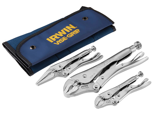 IRWIN Vise-Grip TVG73 Locking Pliers Set, 3 Piece VISTVG73
