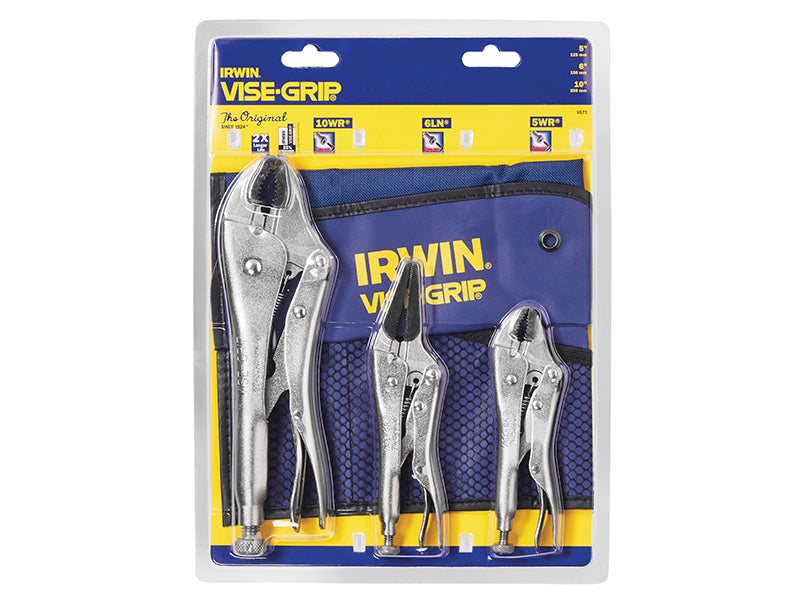 IRWIN Vise-Grip TVG73 Locking Pliers Set, 3 Piece VISTVG73