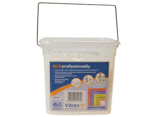 Vitrex Wall Tile Spacers 2.5mm (Pack 3000) VIT10202600V