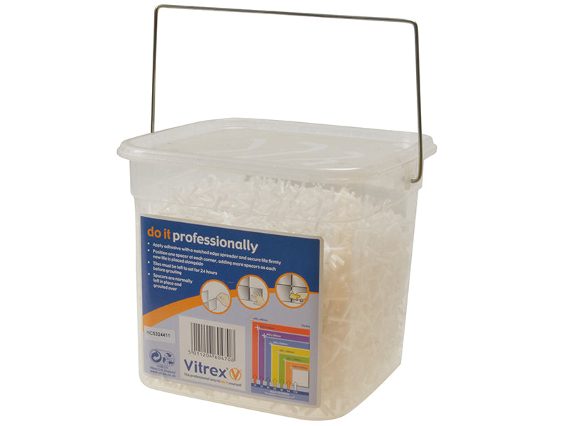 Vitrex Wall Tile Spacers 2.5mm (Pack 3000) VIT10202600V