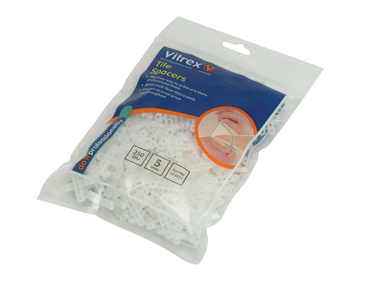 Vitrex Floor Tile Spacers 4mm (Pack 500) VIT102042