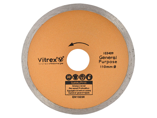 Vitrex Standard Diamond Blade 110mm VIT103409