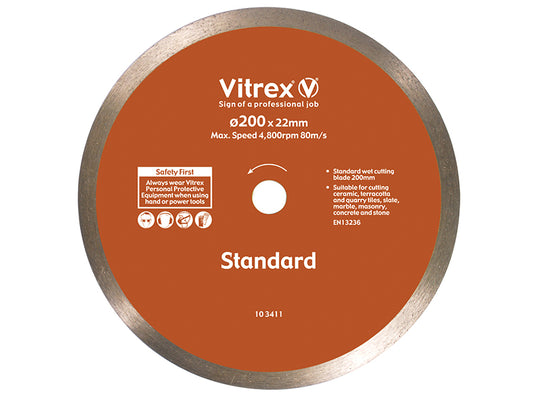 Vitrex Standard Diamond Blade 200mm VIT103411