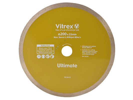 Vitrex Ultimate Diamond Blade 200mm VIT103412
