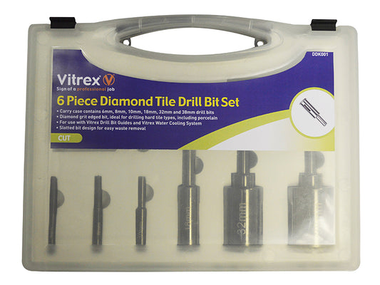 Vitrex DDK001 Porcelain Drill Kit, 6 Piece VITDDK001