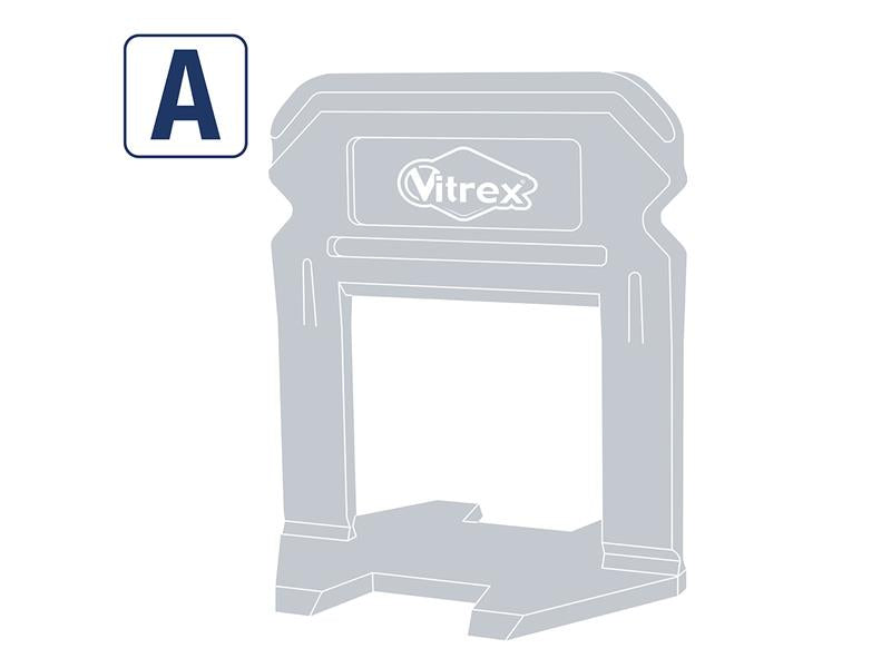 Vitrex Tile Levelling Clips 100 Automatically Aligns Tiles VITLASHCL012