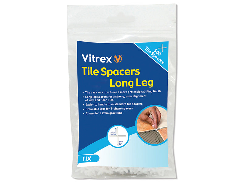 Vitrex Long Leg Spacer 5mm (Pack 500) VITLLS5500