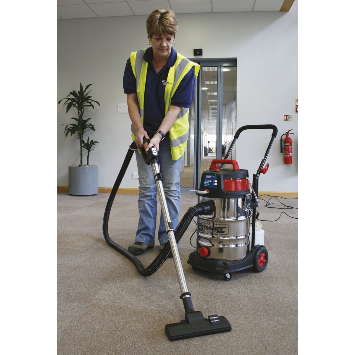 Sealey Valet Machine Wet & Dry 30L Stainless Drum VMA915