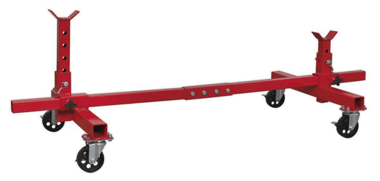 Sealey Vehicle Moving Dolly 2 Post 900kg Maximum Height 495mm VMD001
