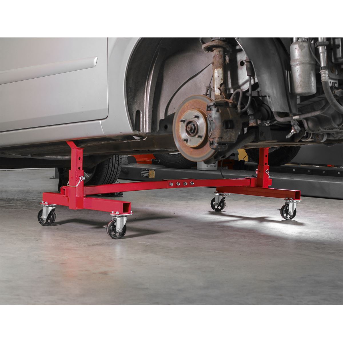 Sealey Vehicle Moving Dolly 2 Post 900kg Maximum Height 495mm VMD001