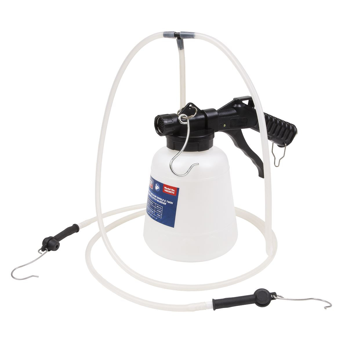 Sealey Brake Caliper/Clutch Bleeder 1L Pneumatic Vacuum Single & Twin VS020TC