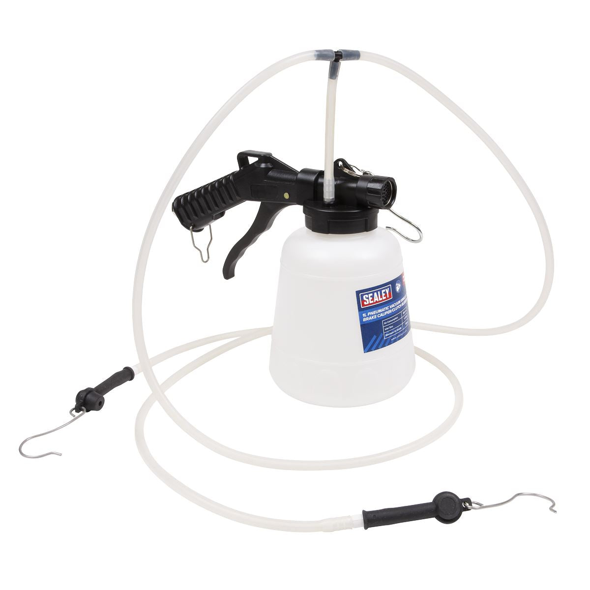 Sealey Brake Caliper/Clutch Bleeder 1L Pneumatic Vacuum Single & Twin VS020TC