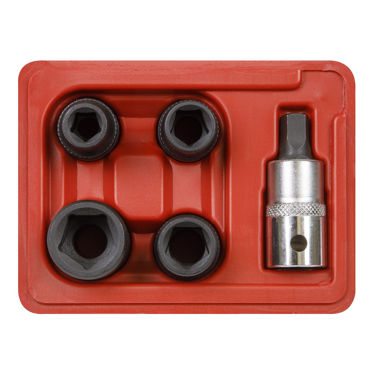 Sealey Brake Caliper Socket Set 5pc Bendix Girling 1/2"Sq Drive VS0464
